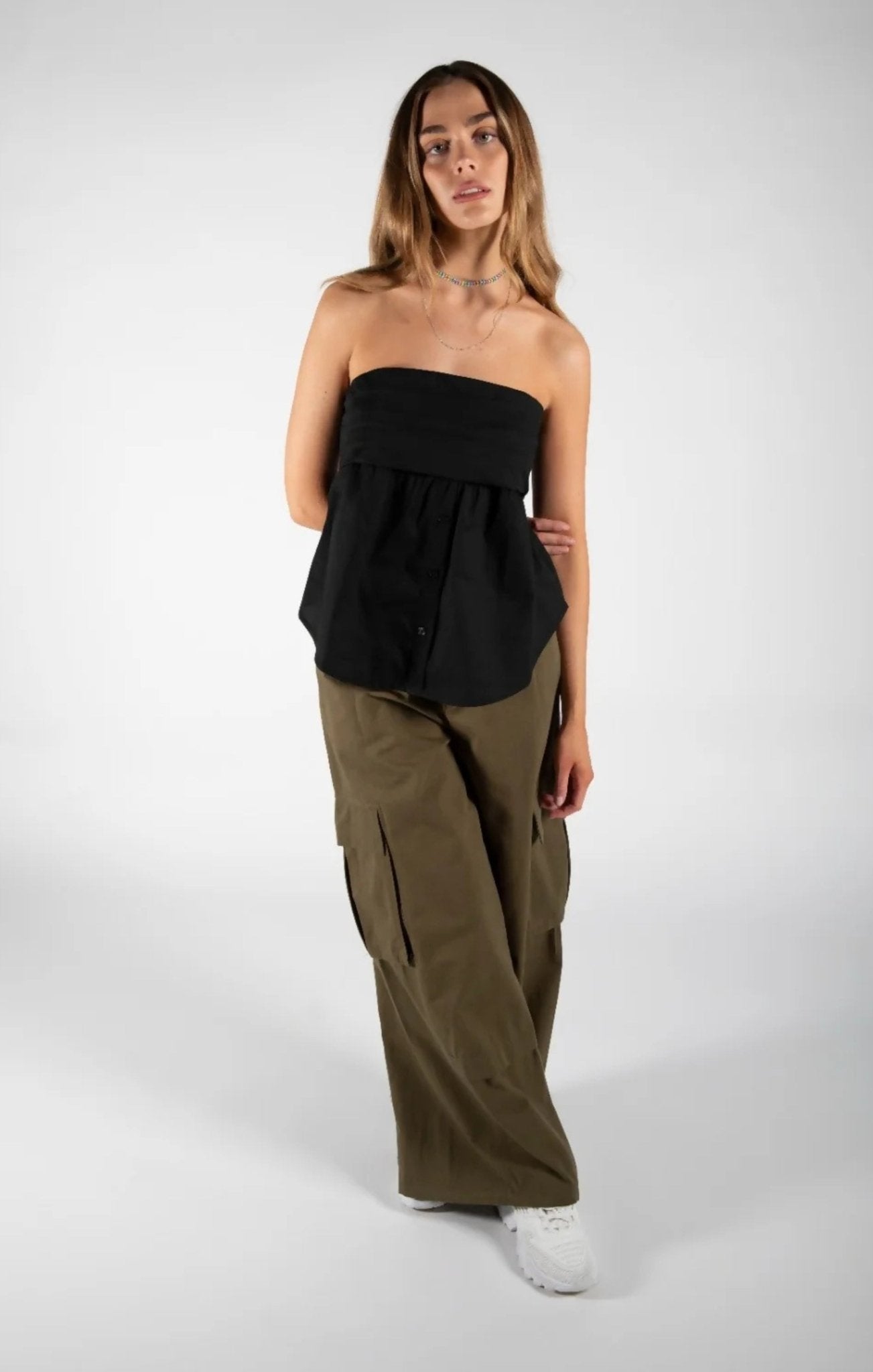 OLIVIA Black Top - LidaPlace
