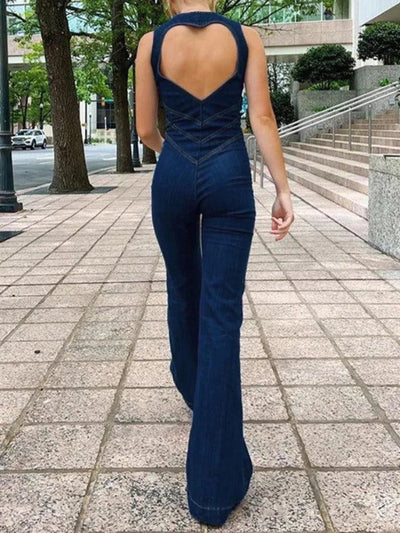 NOA Denim Jumpsuit - LidaPlace