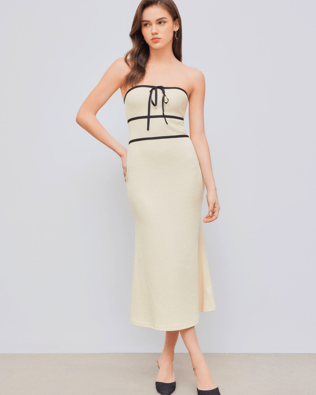 Elena Strapless Dress - LidaPlace