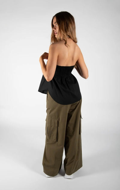 OLIVIA Black Top - LidaPlace