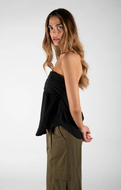 OLIVIA Black Top - LidaPlace