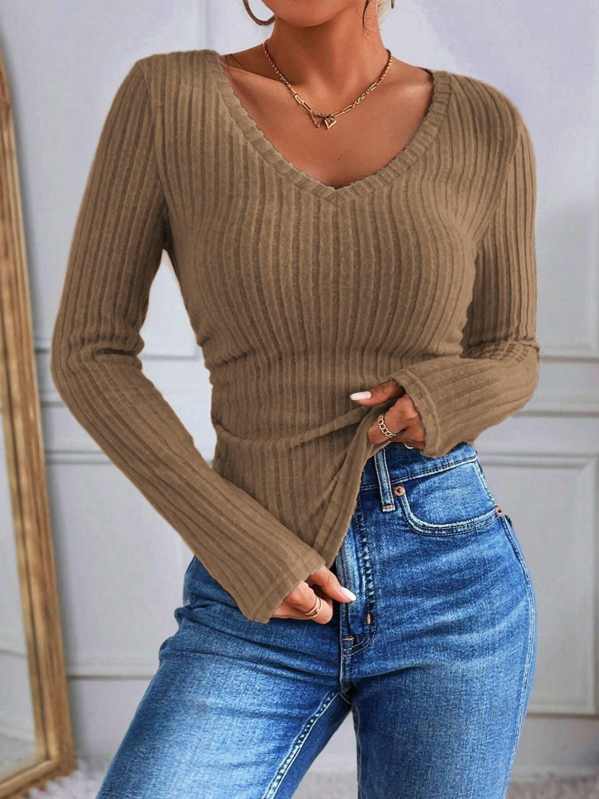 ZORA Ribbed Top - LidaPlace