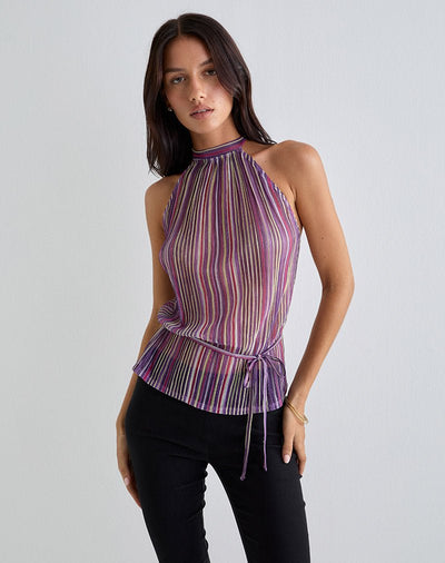 BRIELLE Plisse Top - LidaPlace
