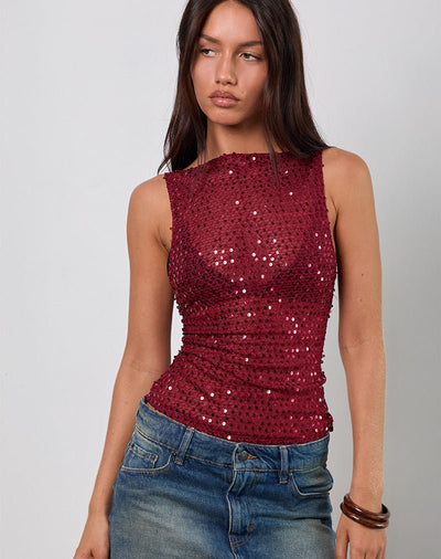 VERONICA Sequin Top - LidaPlace