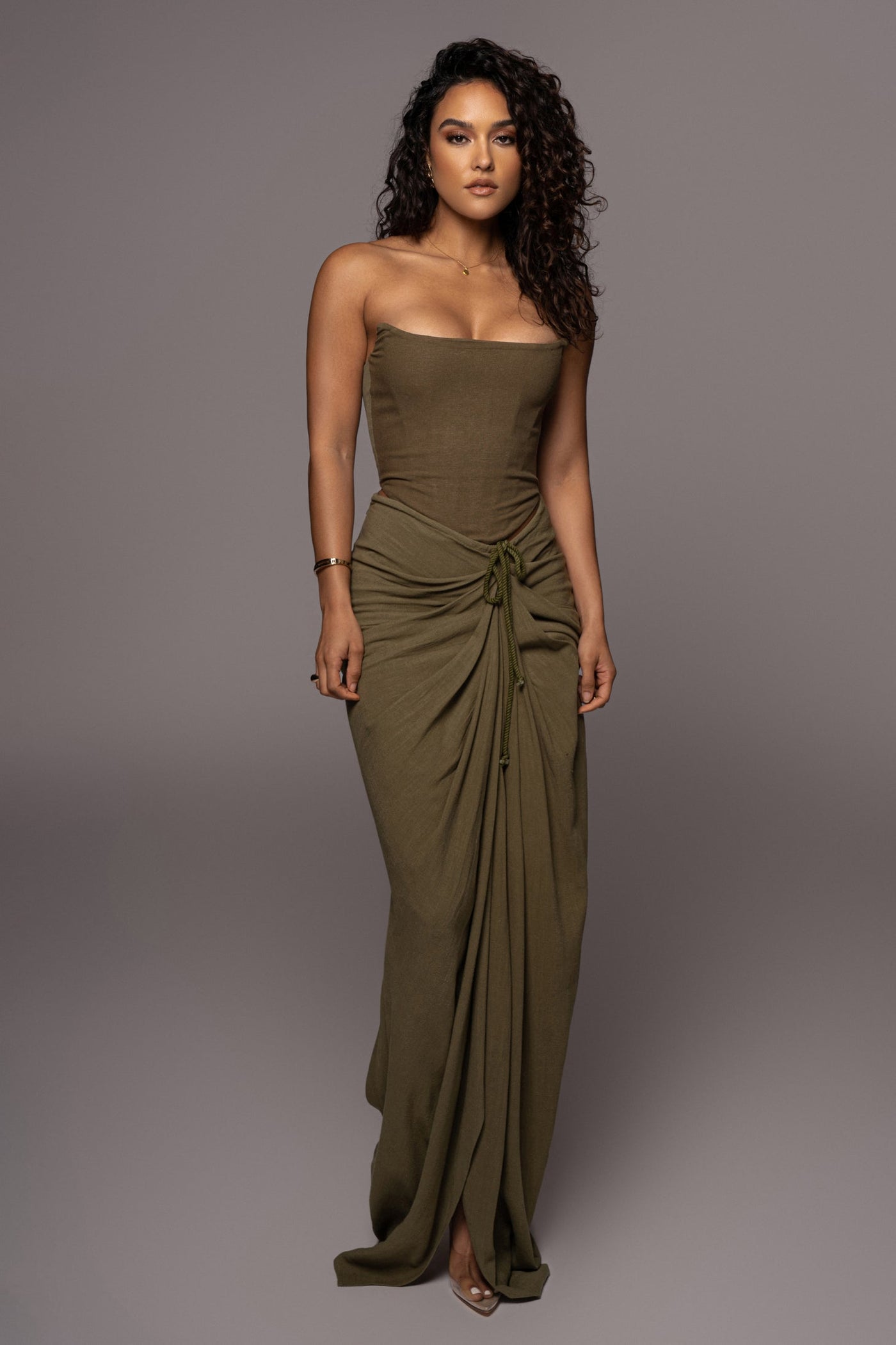 SOLENE Linen Corset - LidaPlace