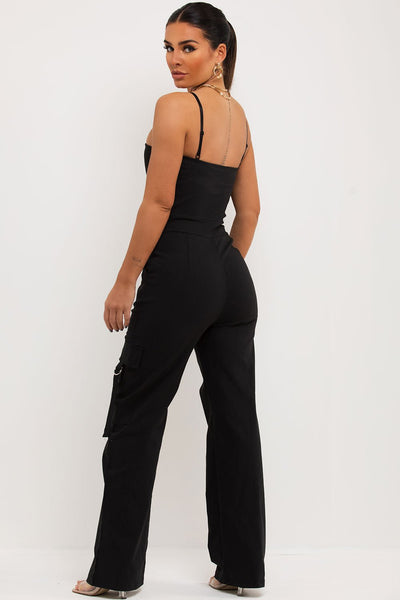 KAIA Cargo Jumpsuit - LidaPlace