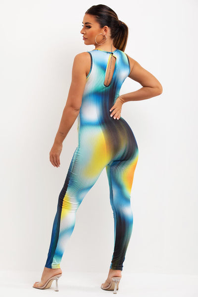 SERA Printed Jumpsuit - LidaPlace