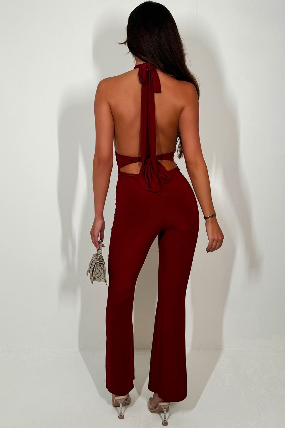 IVY Halter Jumpsuit - LidaPlace