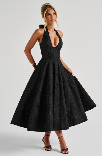ELENA Open Back Dress - LidaPlace