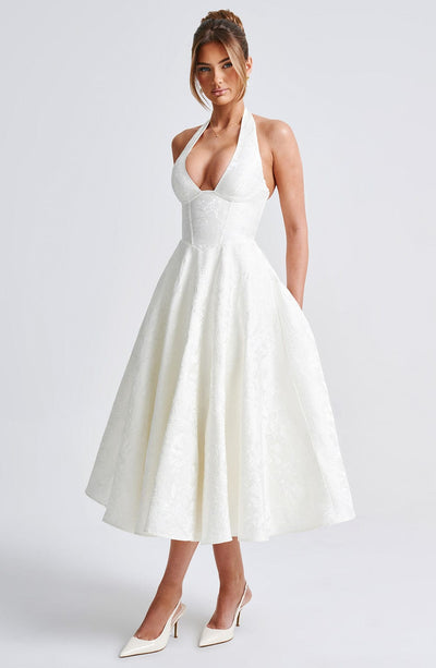 ELENA Open Back Dress - LidaPlace