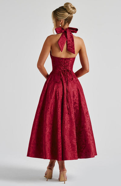 ELENA Open Back Dress - LidaPlace