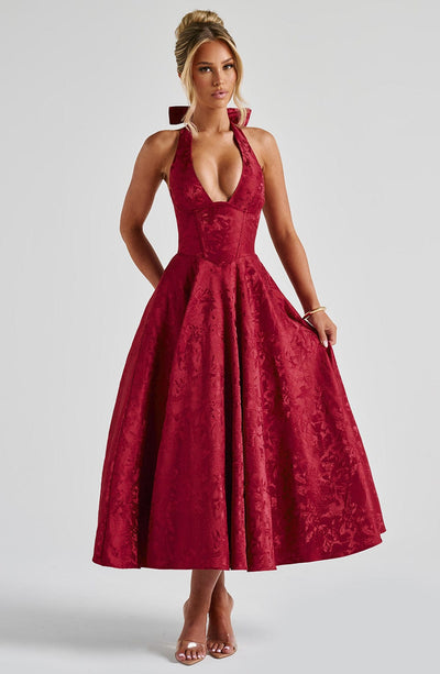 ELENA Open Back Dress - LidaPlace