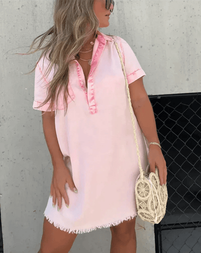 Luna Denim Dress - LidaPlace