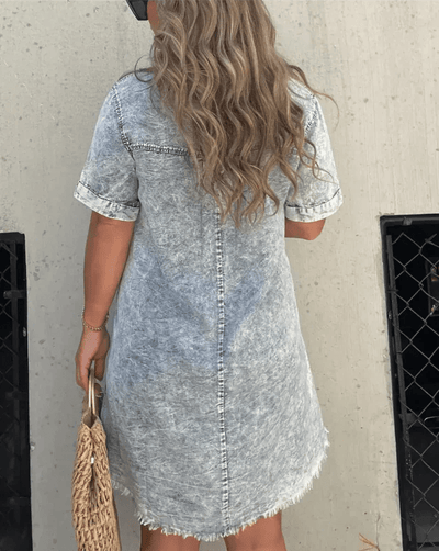 Luna Denim Dress - LidaPlace
