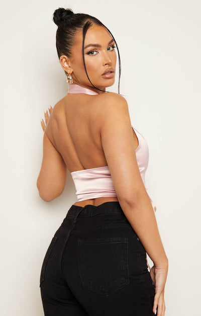 ELENA Lace Up Halter - LidaPlace