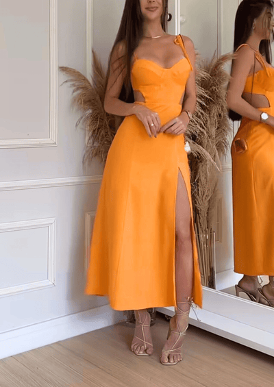 Sienna Scarlet Dress - LidaPlace