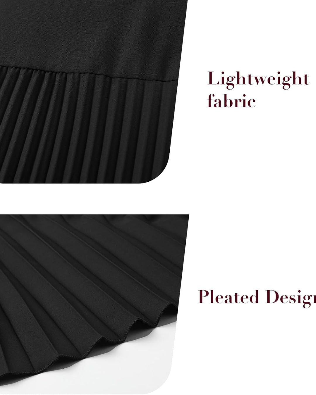 OLIVIA Pleated Dress - LidaPlace