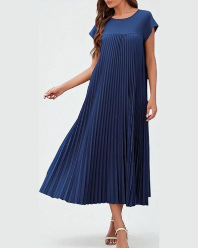 OLIVIA Pleated Dress - LidaPlace