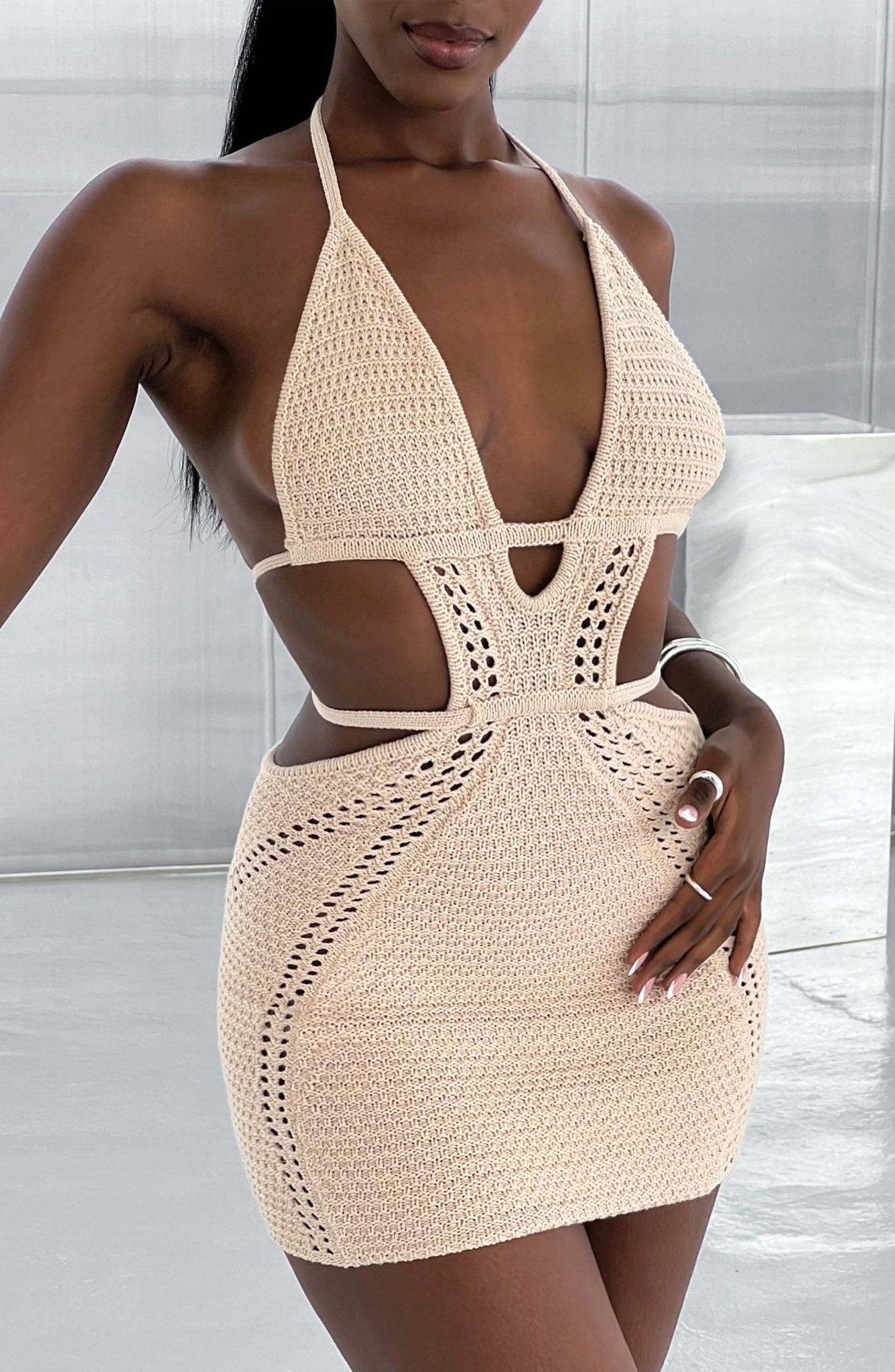 AVA Crochet Dress - LidaPlace