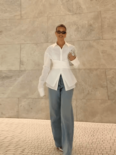 Serena Tailored Shirt - LidaPlace
