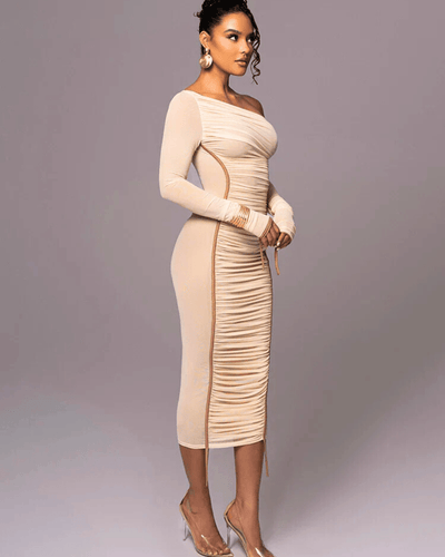 Sophia Ruched Dress - LidaPlace