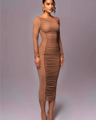 Sophia Ruched Dress - LidaPlace