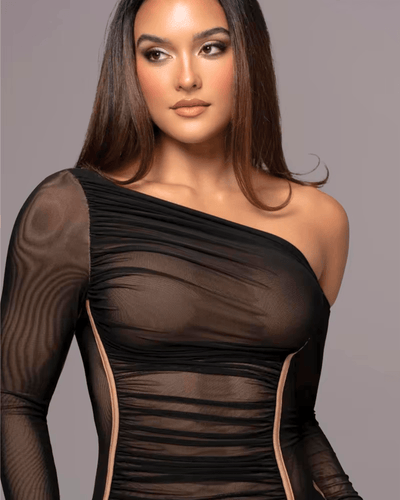 Sophia Ruched Dress - LidaPlace