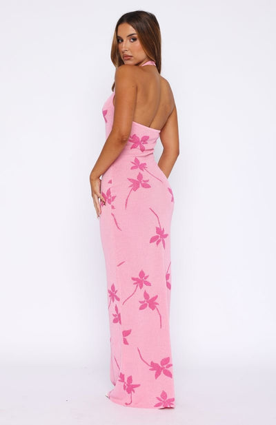 NOVA Halter Knit Dress - LidaPlace